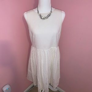 Michael Kors White Eyelet Dress
